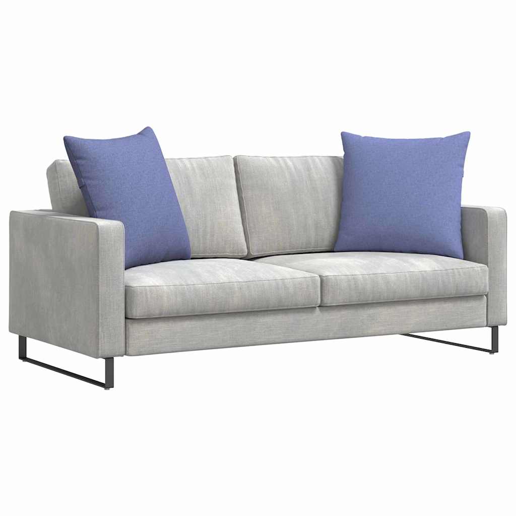 Sofakuddar 2 pcs Jeansblå 80 x 80 cm tyg