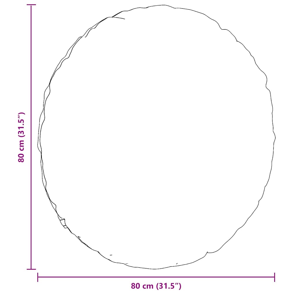 Sittkuddar 2 pcs Blå Ø 80 cm Kordread tyg