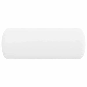 Bolsterkuddar 2 pcs Vit Ø 15 x 40 cm tyg