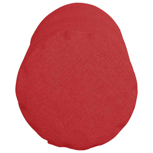 Bolsterkuddar 2 pcs Röd Ø 15 x 40 cm tyg