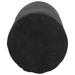 Bolsterkuddar 2 pcs Svart Ø 15 x 40 cm Kordread tyg