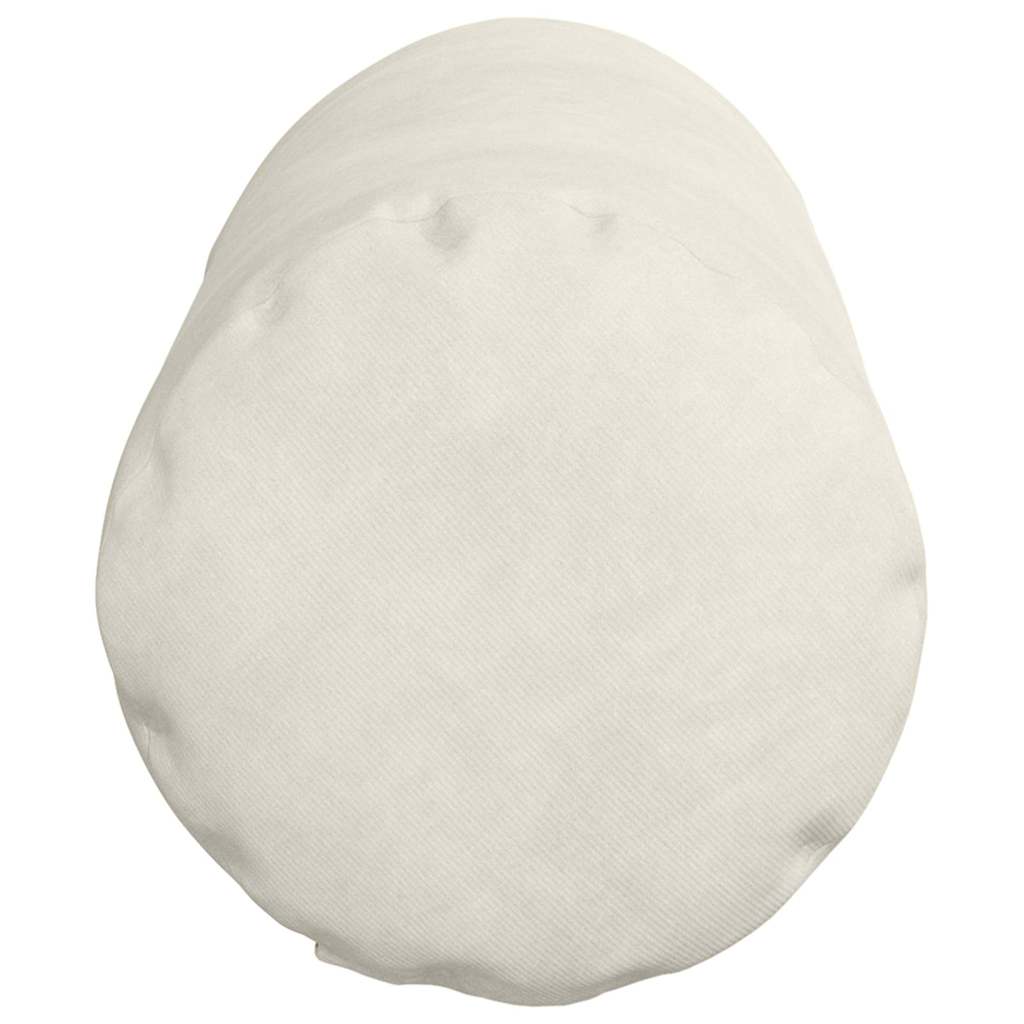 Bolsterkuddar 2 pcs Kräm Ø 15 x 40 cm Kordread tyg