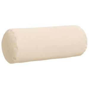 Bolsterkuddar 2 pcs Beige Ø 15 x 40 cm Mikrofiber Tyg