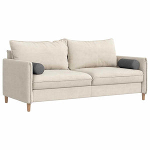 Bolsterkuddar 2 pcs Mörkgrå Ø 15 x 40 cm Kordread tyg