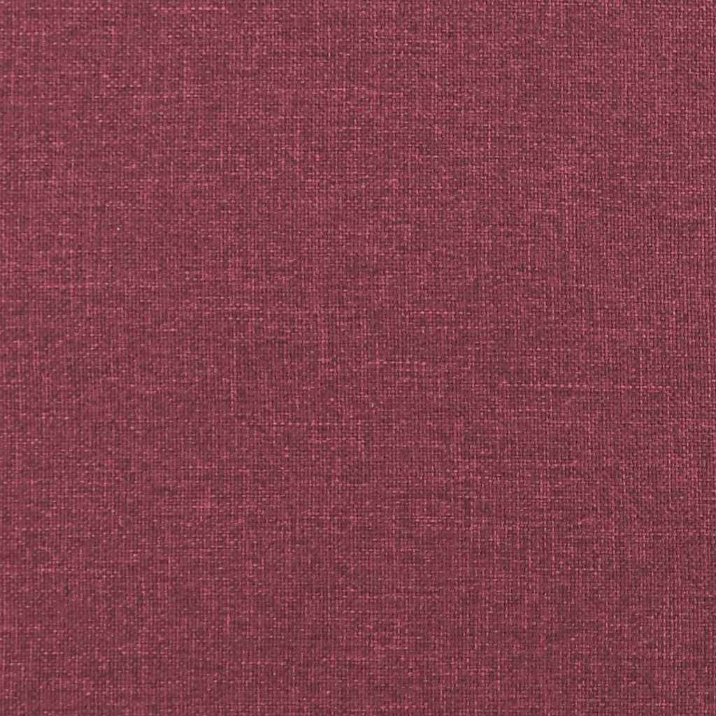 Bolsterkuddar 2 pcs Vinröd Ø 25 x 70 cm tyg