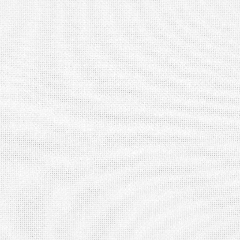 Bolsterkuddar 2 pcs Vit Ø 25 x 70 cm tyg