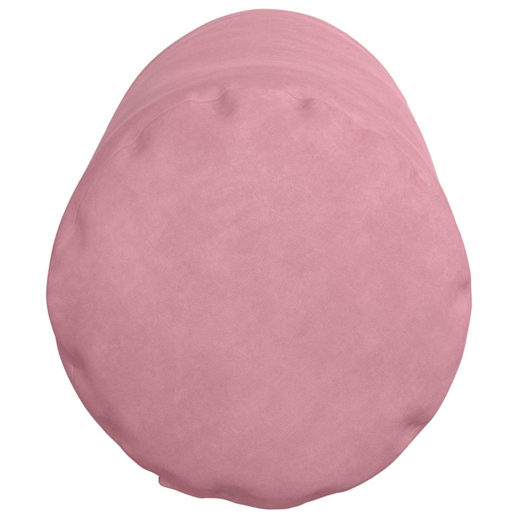 Bolsterkuddar 2 pcs Rosa Ø 25 x 70 cm Kordread tyg