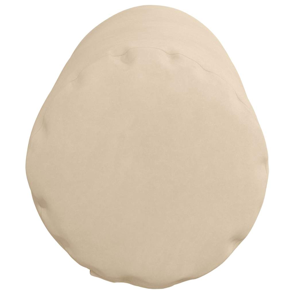 Bolsterkuddar 2 pcs Kräm Ø 25 x 70 cm Mikrofiber Tyg