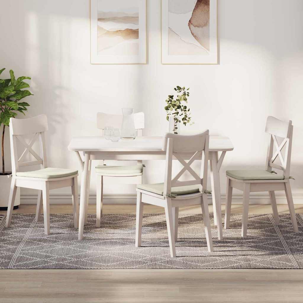 Sittkuddar 4 pcs Kräm 40 x 40 x 3 cm Sammet