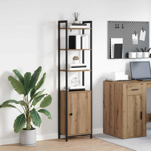 Bokskåp Artisan Ek 40 x 24 x 161 cm Konstruerat trä