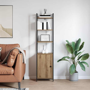 Bokskåp Artisan Ek 40 x 24 x 161 cm Konstruerat trä