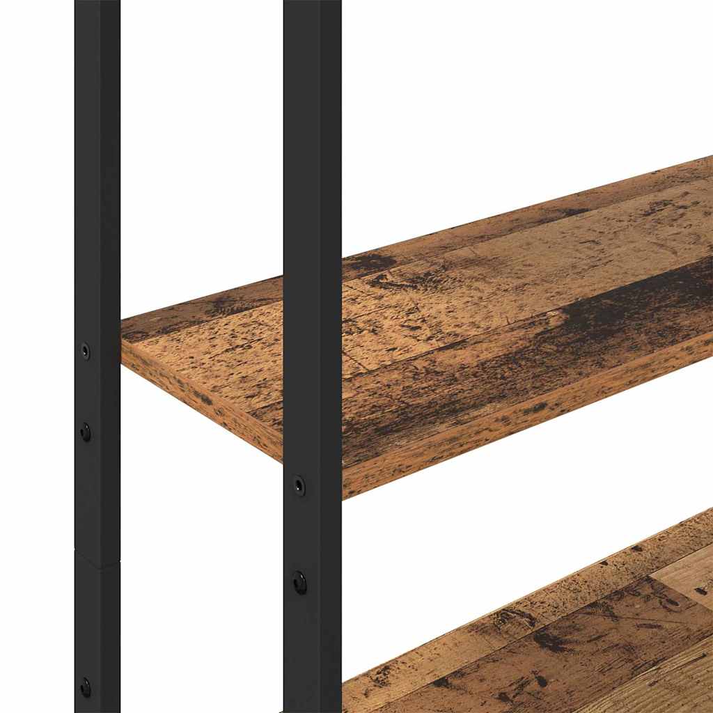 Bokskåp Gammalt trä 60 x 24 x 161 cm Konstruerat trä