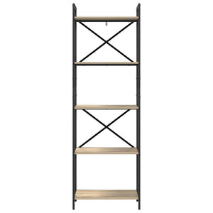 Hyllsystem Sonoma-ek 56 x 34 x 171 cm Konstruerat trä