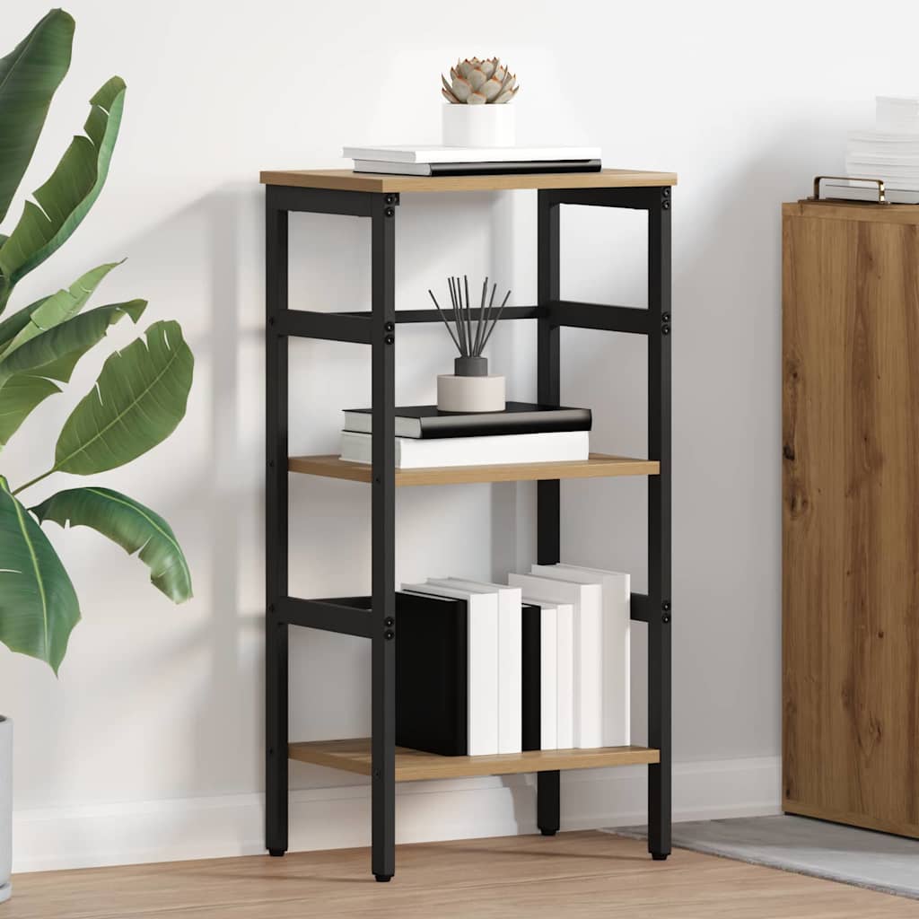 Hyllsystem 2 nivåer 40 x 29,5 x 81 cm Konstruerat trä