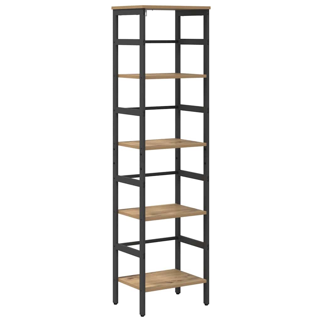Hyllsystem 4 nivåer 40 x 29,5 x 149 cm Konstruerat trä