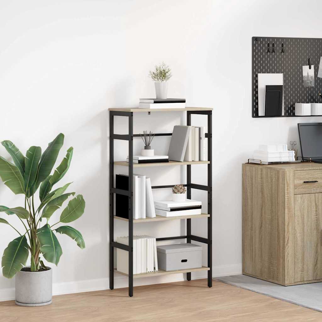 Hyllsystem 3 nivåer 60 x 29,5 x 115 cm Konstruerat trä