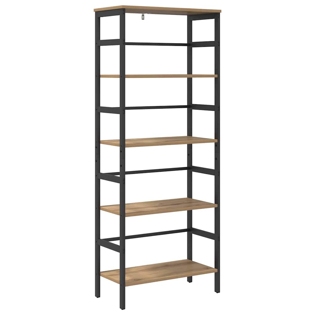 Hyllsystem 4 nivåer 60 x 29,5 x 149 cm Konstruerat trä