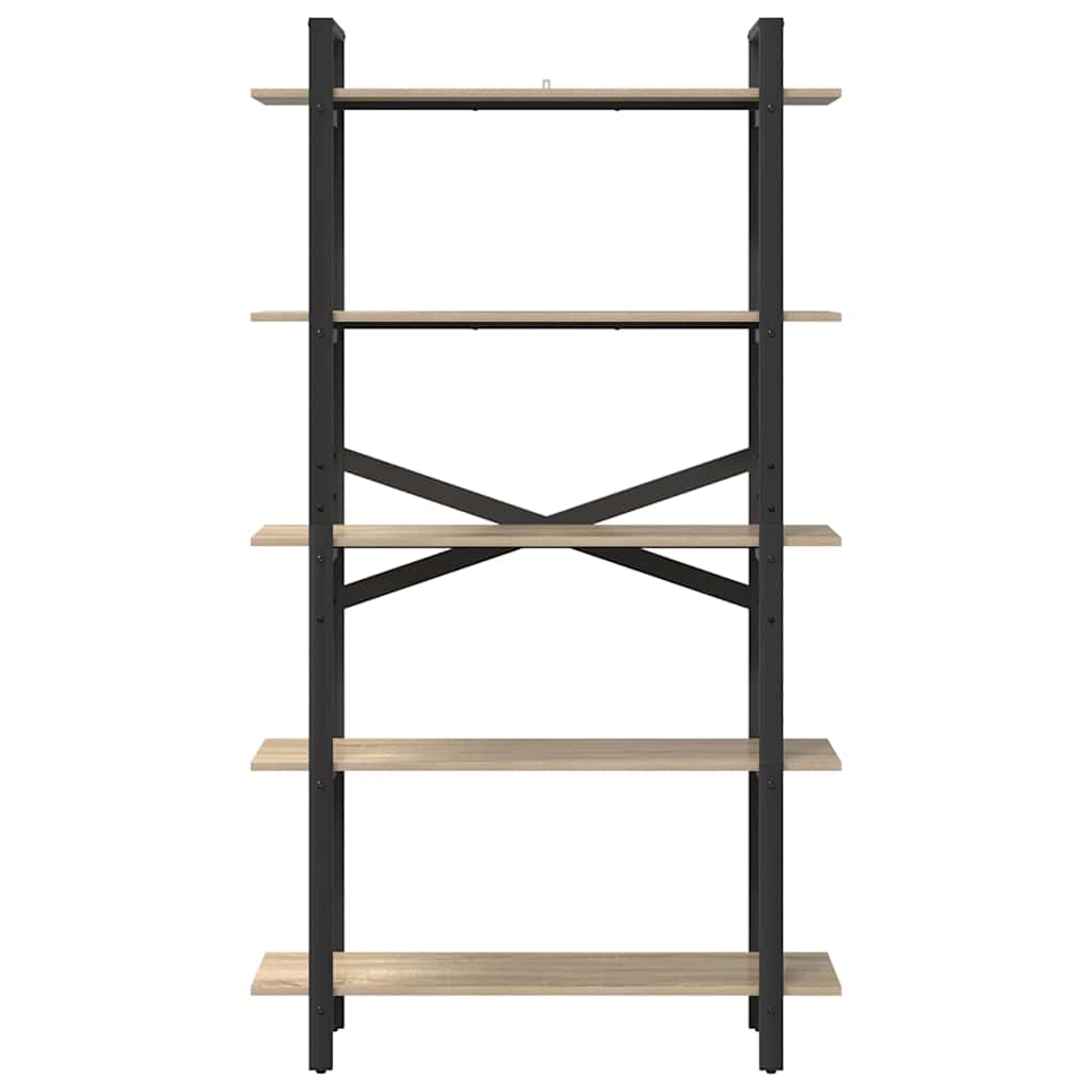 Hyllsystem Sonoma-ek 100 x 33,5 x 178 cm Konstruerat trä
