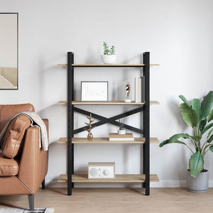 Hyllsystem Sonoma-ek 100 x 33,5 x 140 cm Konstruerat trä