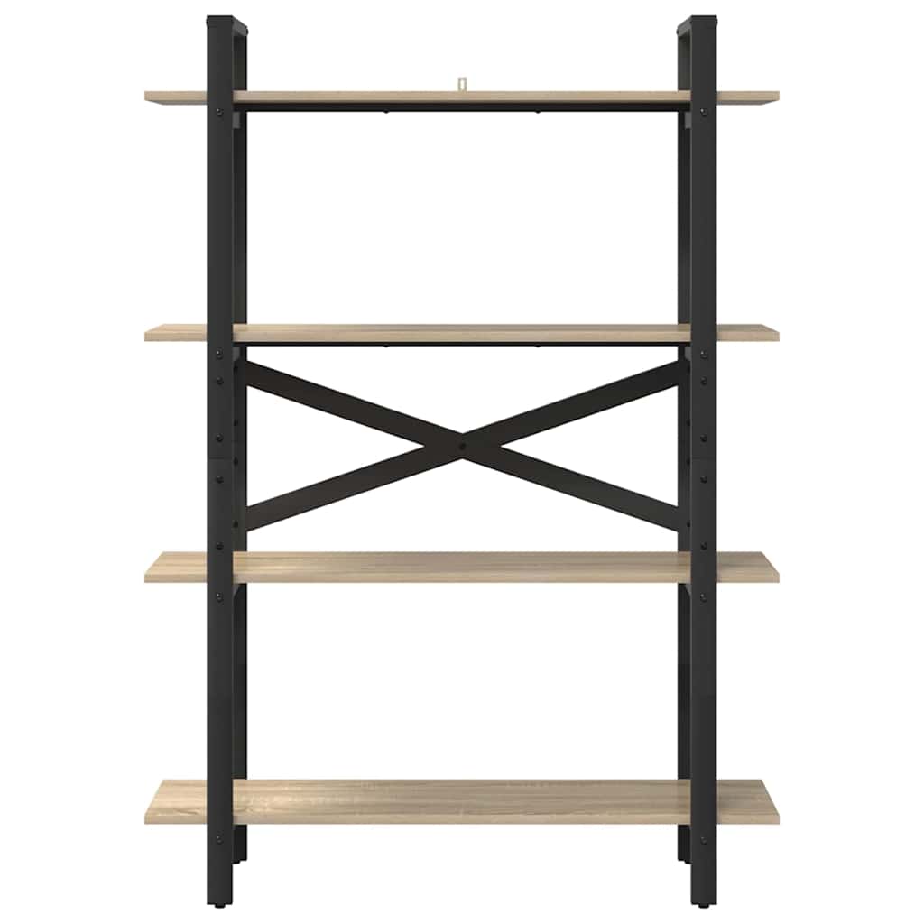 Hyllsystem Sonoma-ek 100 x 33,5 x 140 cm Konstruerat trä