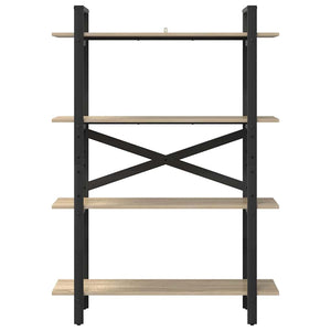 Hyllsystem Sonoma-ek 100 x 33,5 x 140 cm Konstruerat trä