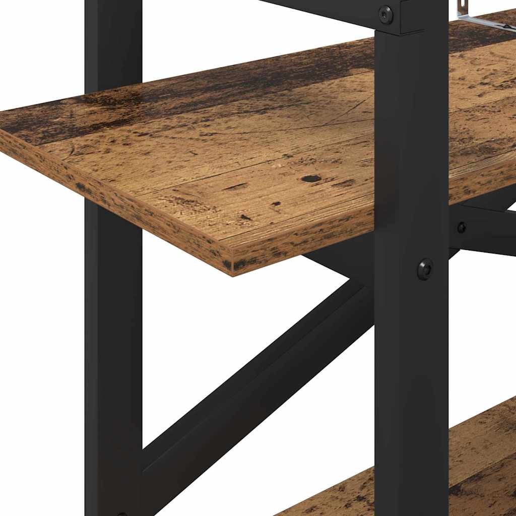 Hyllsystem Gammalt trä 100 x 33,5 x 64 cm Konstruerat trä