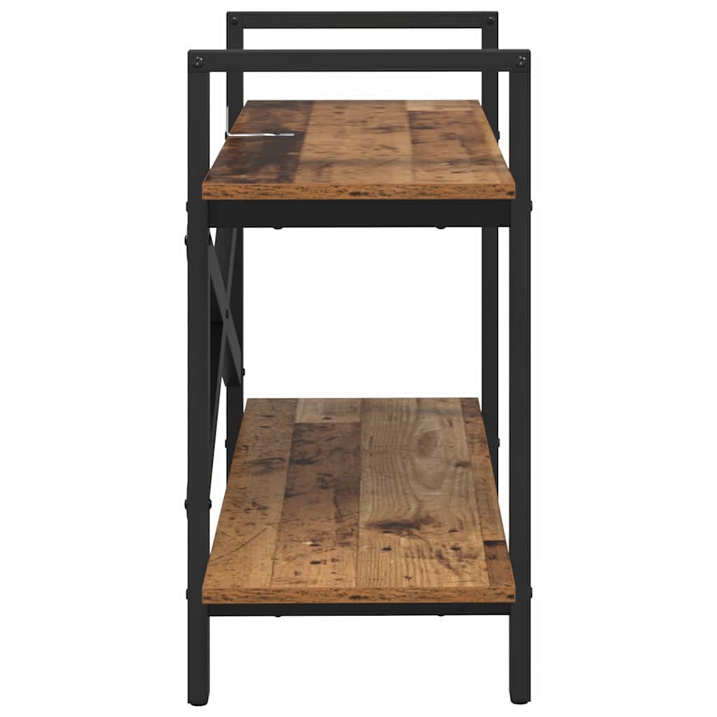 Hyllsystem Gammalt trä 100 x 33,5 x 64 cm Konstruerat trä