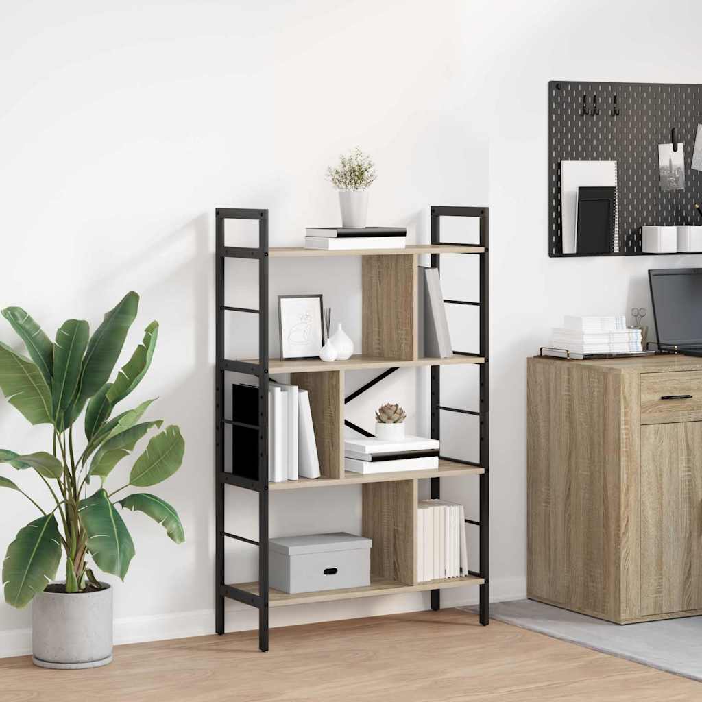Hyllsystem 7 nivåer 75 x 30 x 123,5 cm Konstruerat trä