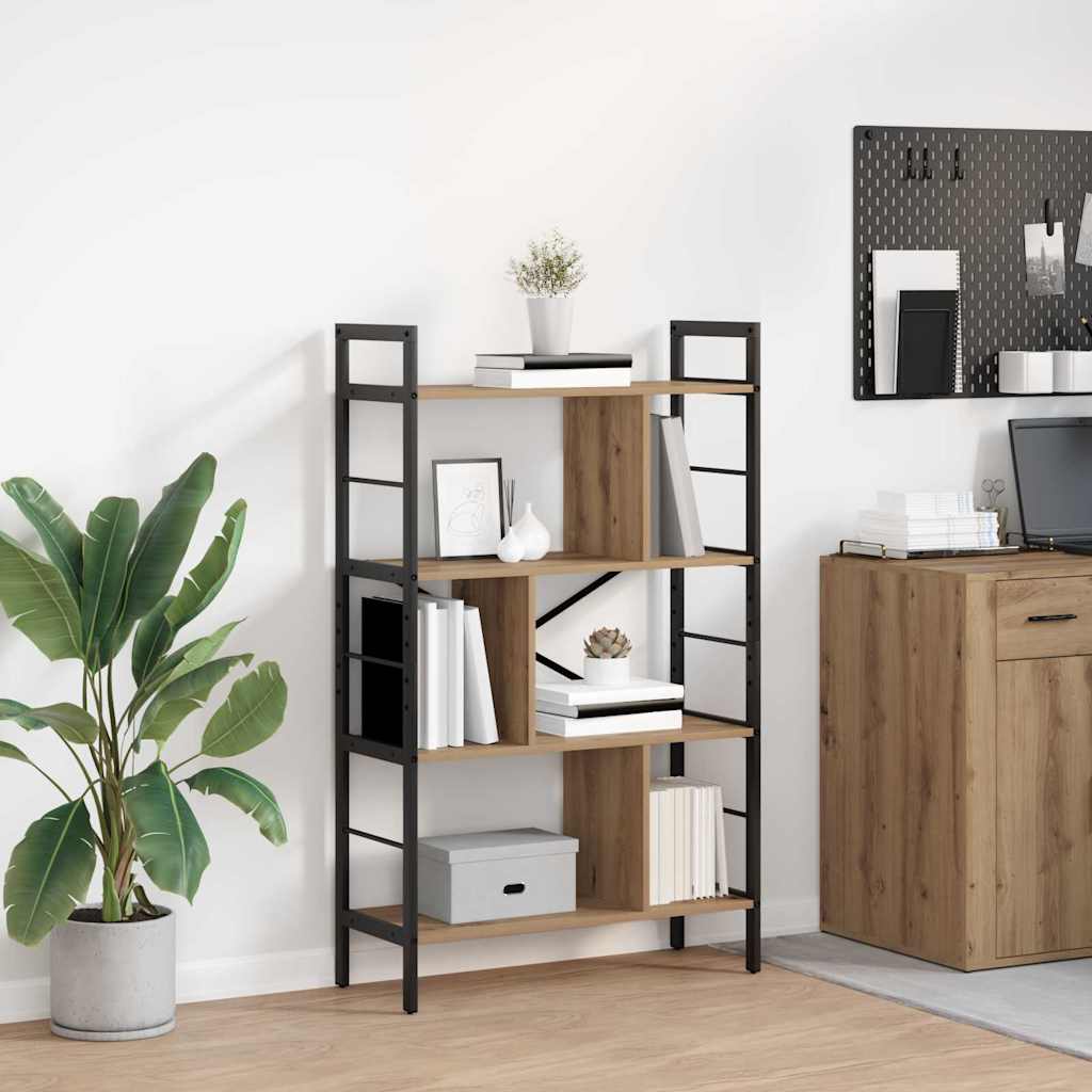 Hyllsystem 7 nivåer 75 x 30 x 123,5 cm Konstruerat trä