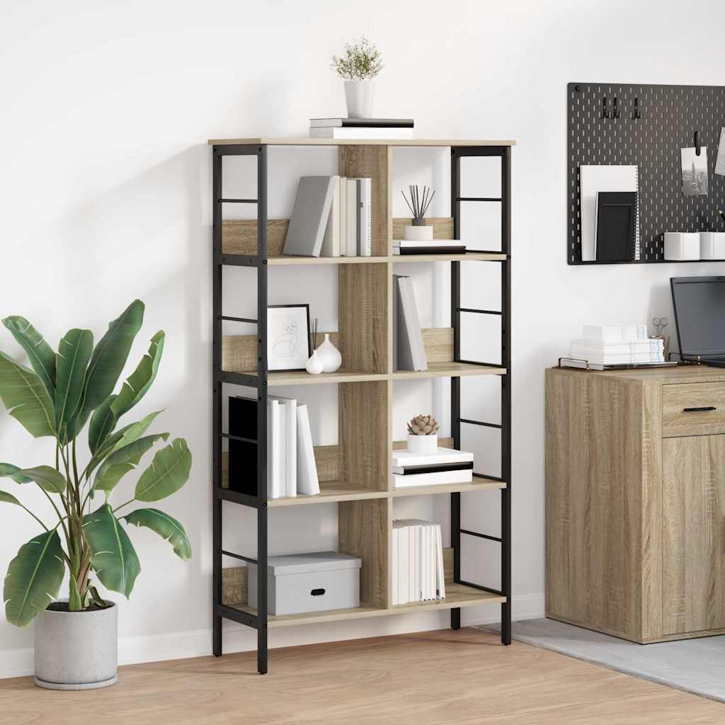 Hyllsystem 8 nivåer 82 x 32 x 144,5 cm Konstruerat trä