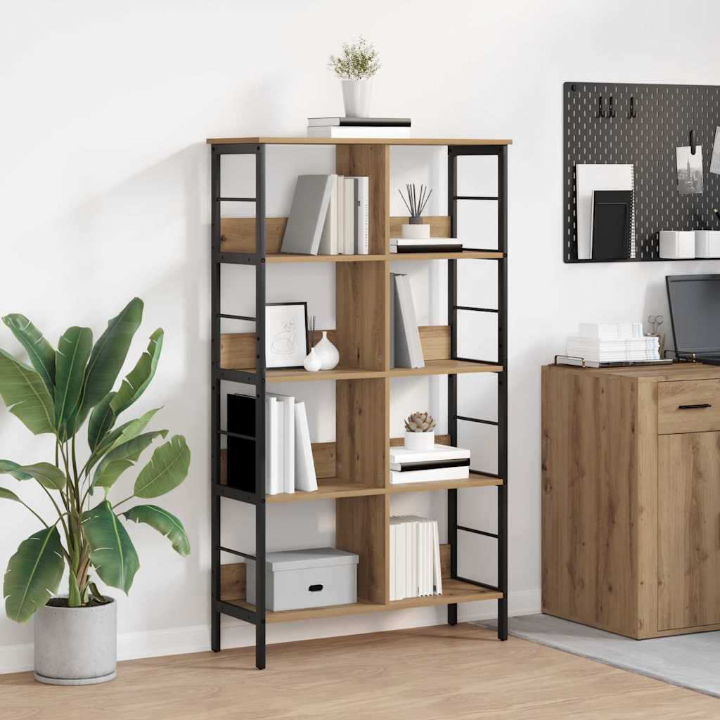 Hyllsystem 8 nivåer 82 x 32 x 144,5 cm Konstruerat trä