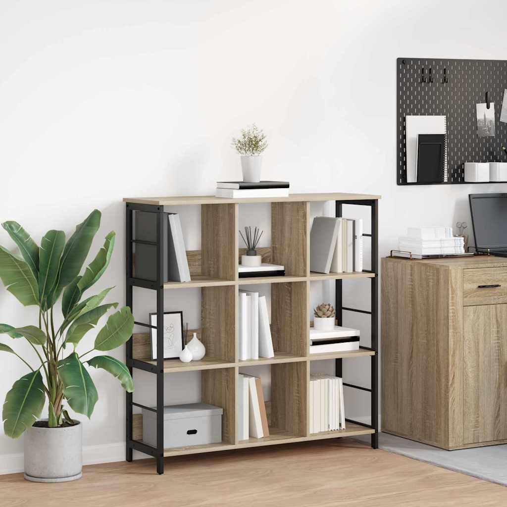 Hyllsystem 9 nivåer 102 x 32 x 104,5 cm Konstruerat trä