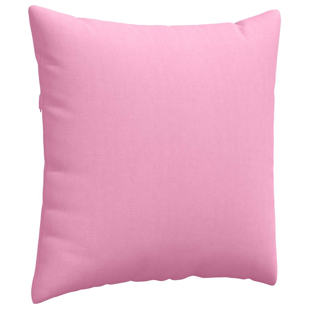 Sofakuddar 2 pcs Rosa 60 x 60 cm tyg