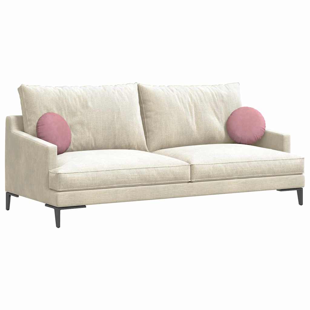 Sittkuddar 2 pcs Rosa Ø30 x 13 cm Sammet