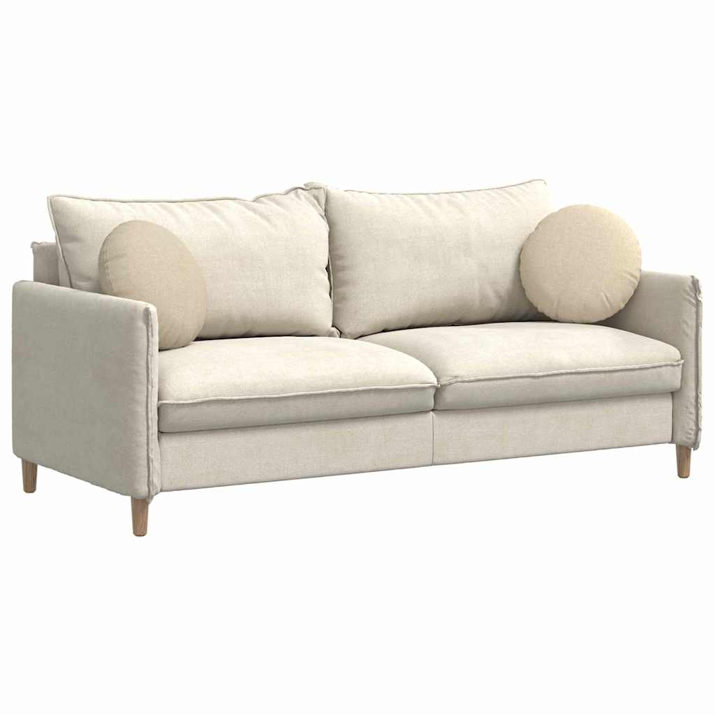 Sittkuddar 2 pcs Kräm Ø40 x 13 cm tyg