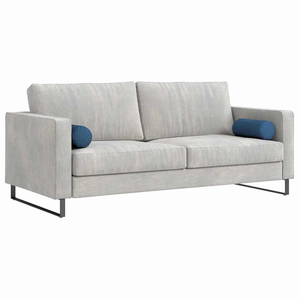 Bolsterkuddar 2 pcs Blå Ø 15 x 40 cm tyg