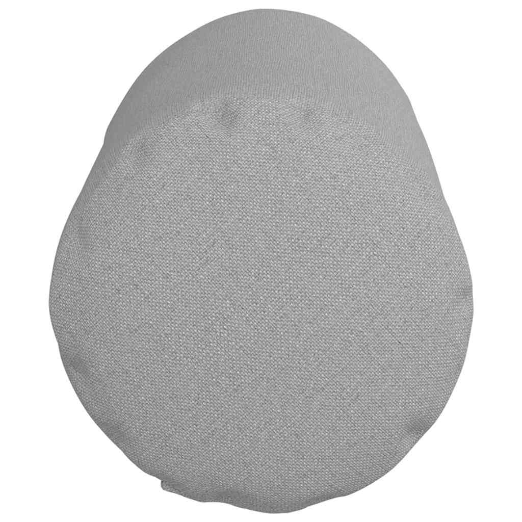 Bolsterkuddar 2 pcs Moln Grå Ø 15 x 40 cm tyg