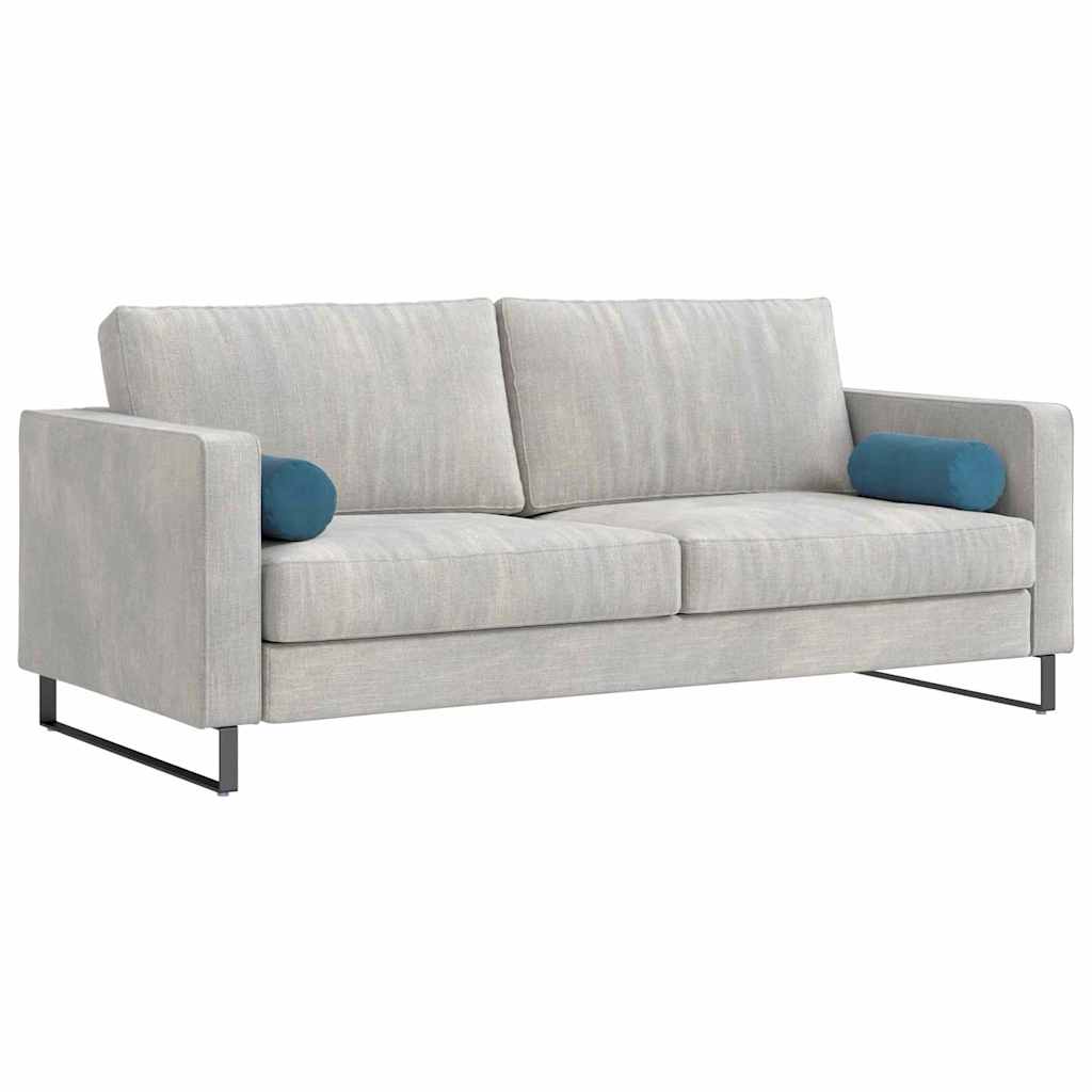 Bolsterkuddar 2 pcs Blå Ø 15 x 40 cm Kordread tyg