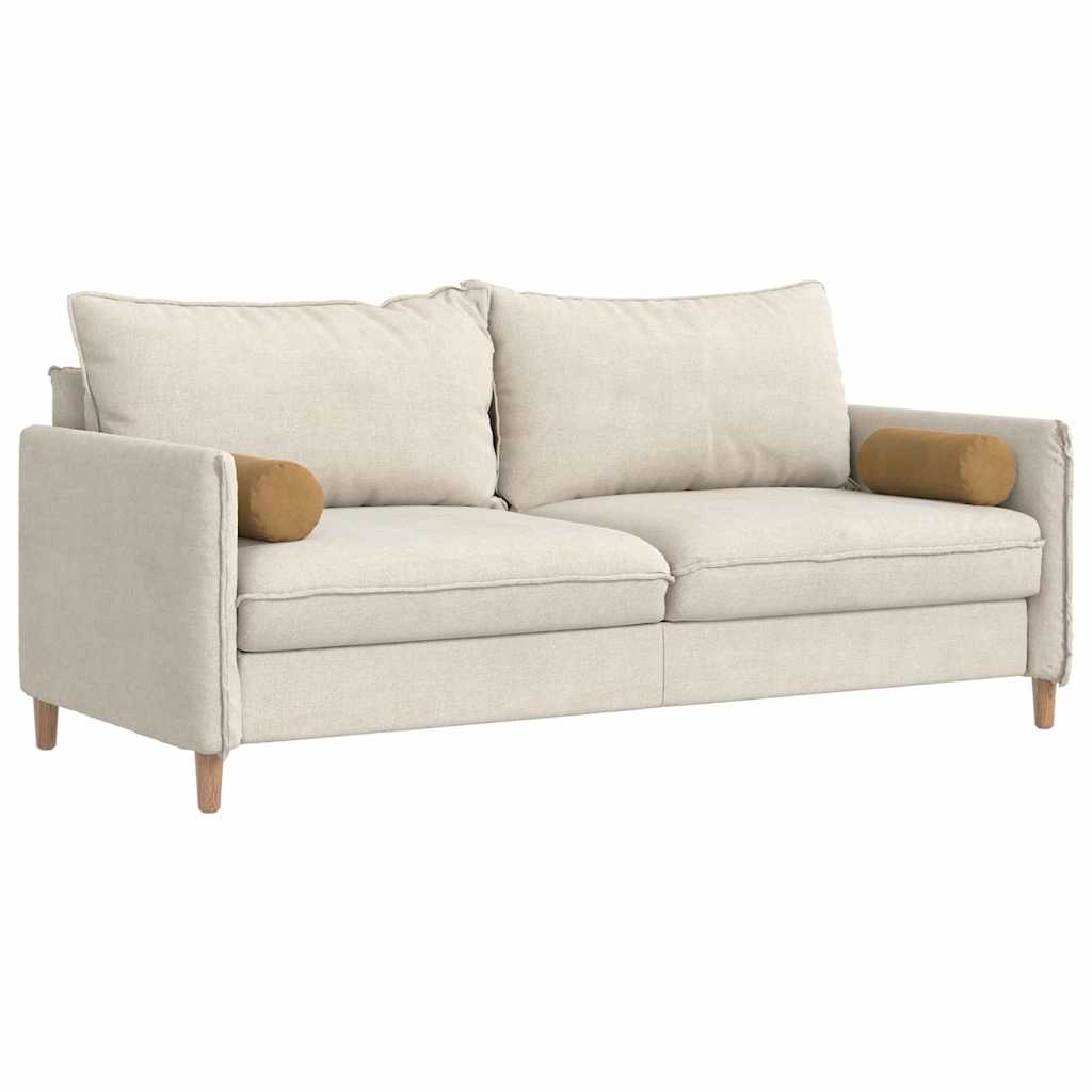 Bolsterkuddar 2 pcs Brun Ø 15 x 40 cm Kordread tyg