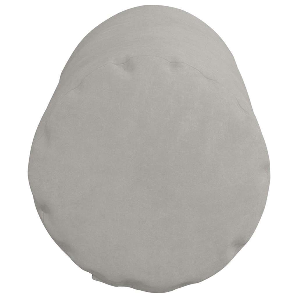 Bolsterkuddar 2 pcs Ljusgrå Ø 15 x 40 cm Mikrofiber Tyg