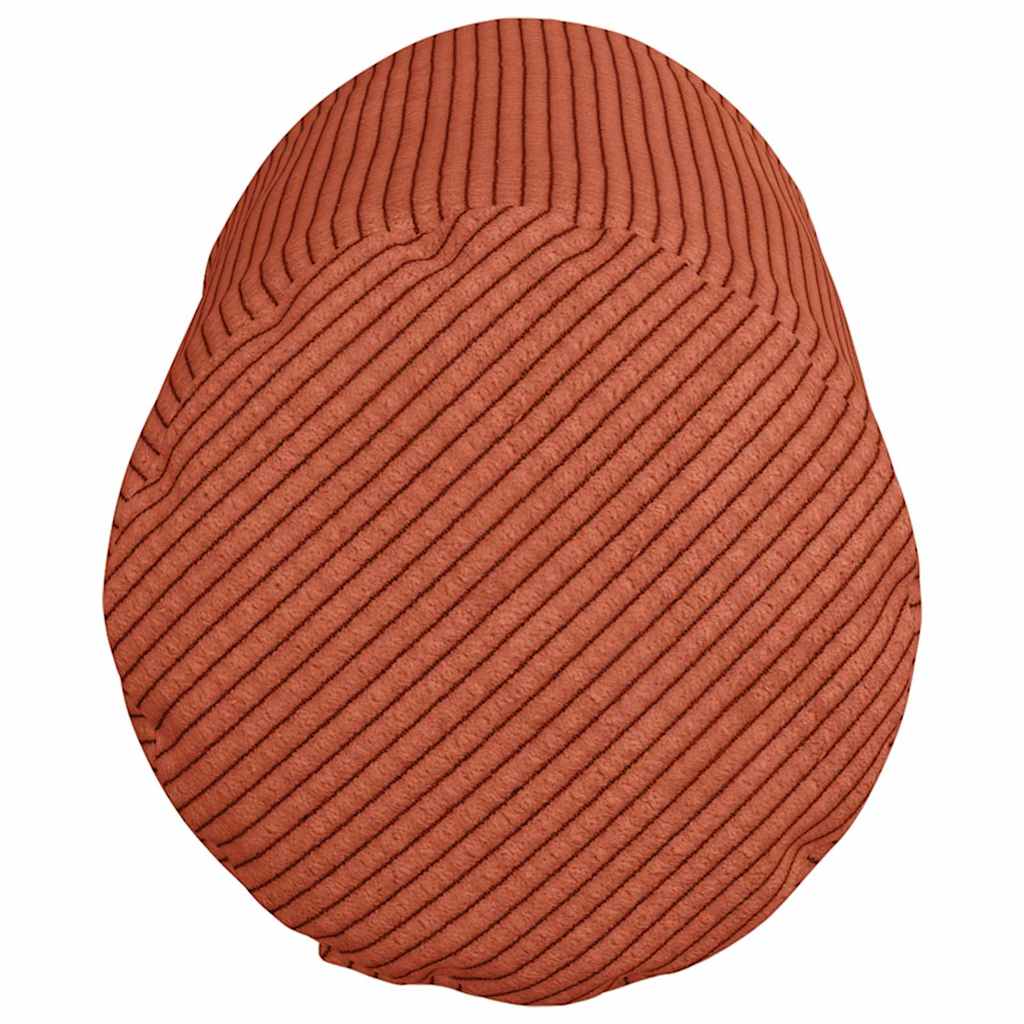 Bolsterkuddar 2 pcs Röd orange Ø 15 x 40 cm Kordread tyg