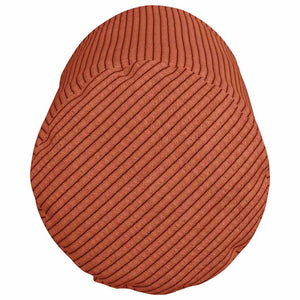 Bolsterkuddar 2 pcs Röd orange Ø 15 x 40 cm Kordread tyg