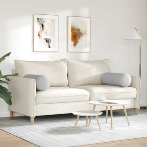 Bolsterkuddar 2 pcs Moln Grå Ø 25 x 70 cm tyg