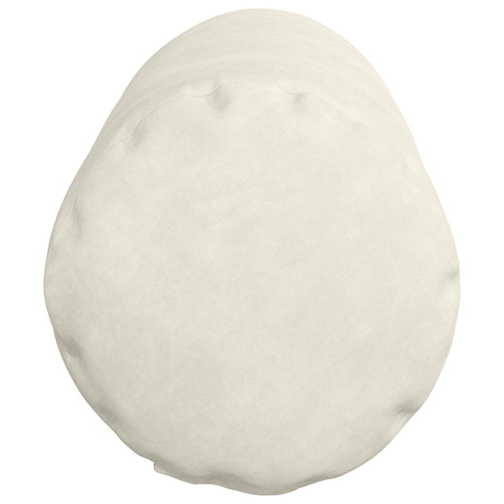 Bolsterkuddar 2 pcs Kräm Ø 25 x 70 cm Kordread tyg