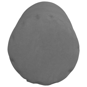 Bolsterkuddar 2 pcs Mörkgrå Ø 25 x 70 cm Mikrofiber Tyg