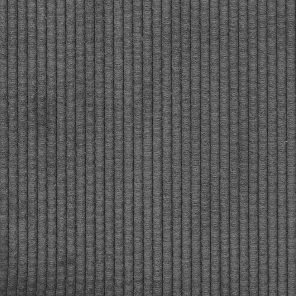 Bolsterkuddar 2 pcs Mörkgrå Ø 25 x 70 cm Kordread tyg