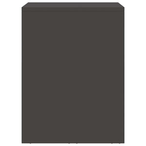 Vägghylla för garage Svart 60 x 40 x 53 cm Pulverlackerad stål