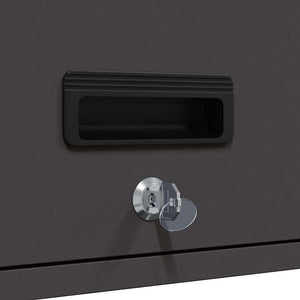 Vägghylla för garage Svart 90 x 33 x 35 cm Pulverlackerad stål