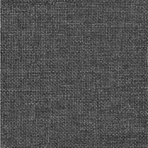 Sängram med Klädd Huvudgavel Mörkgrå 135 x 190 cm Massiv furu