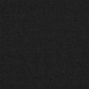 Sängram med Klädd Huvudgavel Svart 100 x 200 cm Massiv furu